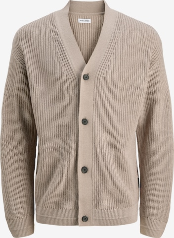 pilka JACK & JONES Kardiganas 'CONNOR': priekis