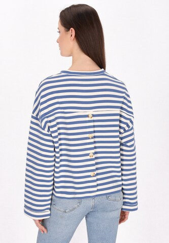 usha BLUE LABEL - Camisa 'Fashion Look' em azul