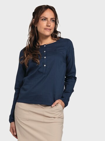Schöffel Athletic button up shirt 'Catania' in Blue: front