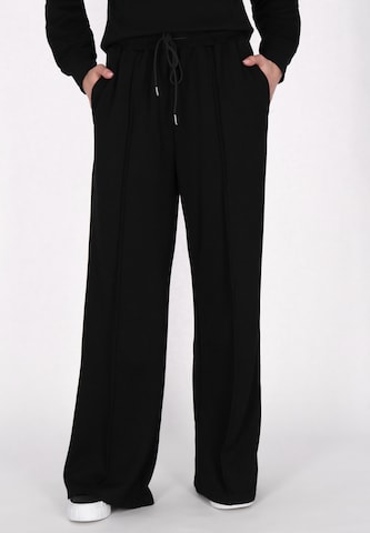 faina Athlsr - Loosefit Calças 'Fashion Look' em preto: frente