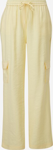 Wide Leg Pantalon comma casual identity en jaune : devant