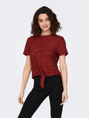 ONLY T-Shirt 'JULIANA' in Rot: predná strana