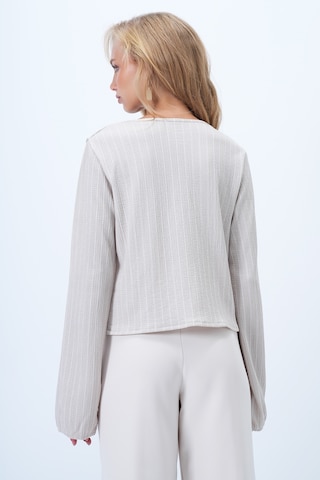 Trend Alaçatı Stili Bluza | bež barva