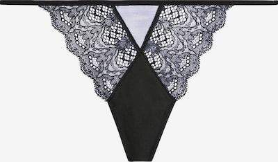 Calvin Klein Underwear String en noir, Vue avec produit