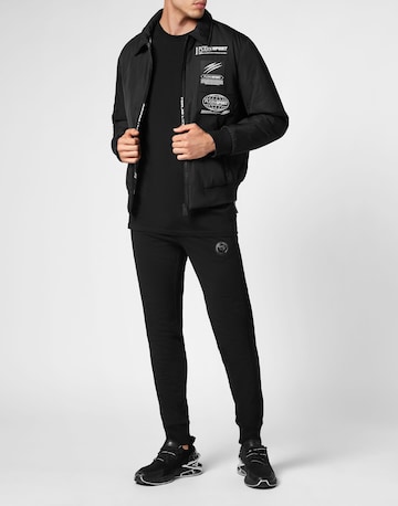 Plein Sport - Chaqueta de entretiempo 'Global Express Edition' en negro