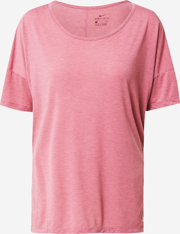 NIKE Λειτουργικό μπλουζάκι σε ροζ: μπροστά