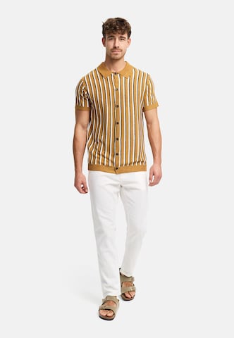 Coupe regular Chemise 'INKaziz' INDICODE JEANS en marron