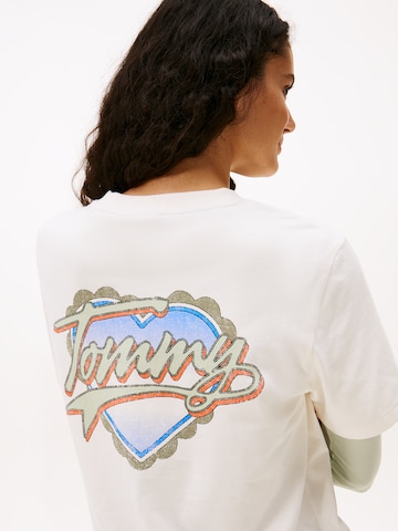 Tommy Jeans Shirt 'HEART' in White