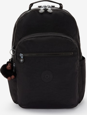 juoda KIPLING Kuprinė 'Seoul College Extra': priekis