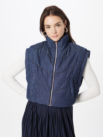 Gilet QS en bleu : devant