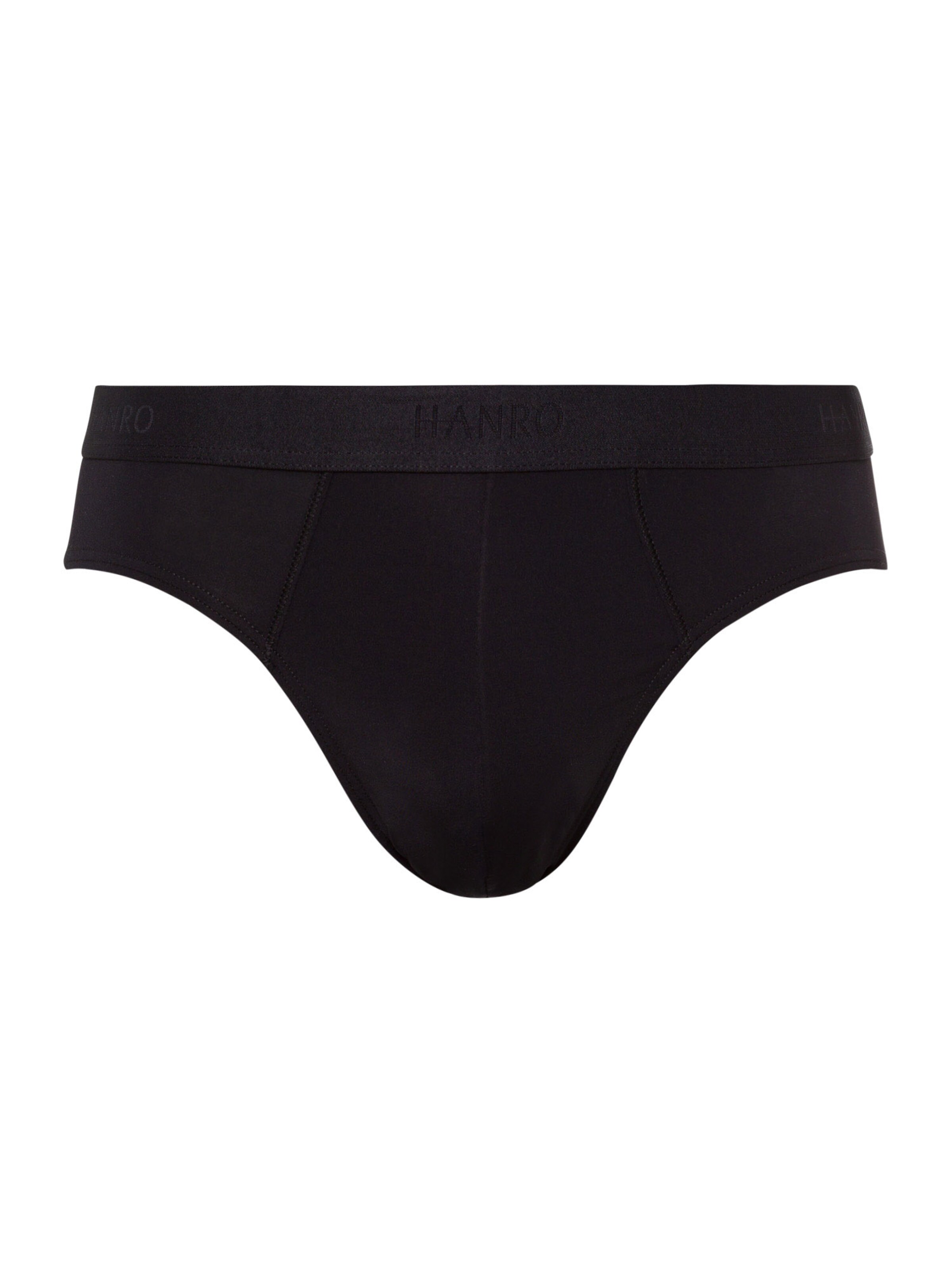 Hanro - Cueca ' Micro Touch ' em preto: frente