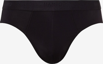 Slip ' Micro Touch ' Hanro en noir : devant