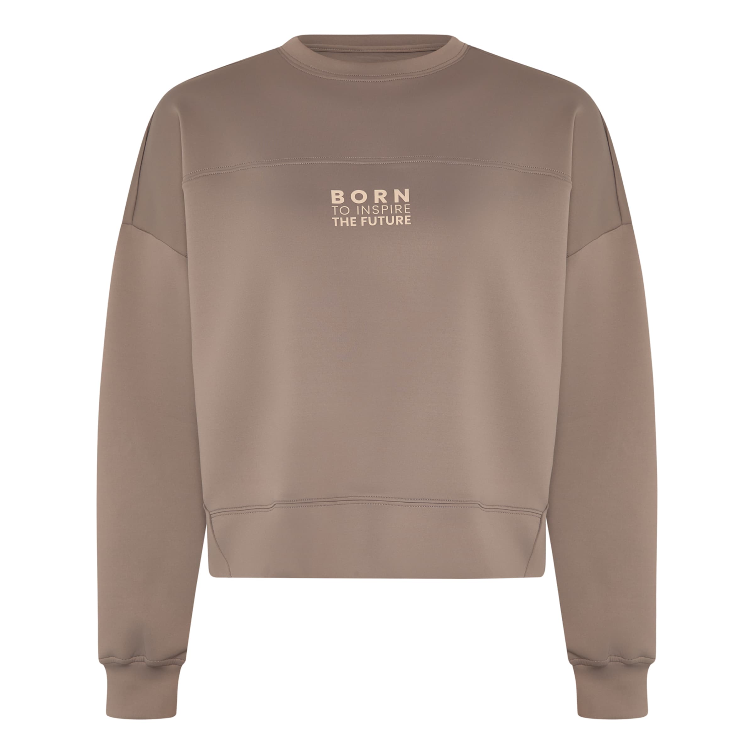 Born Sweatshirt 'Lionel' in Grau: Vorderseite