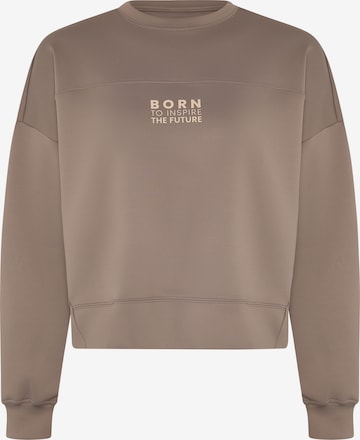 Born Sweatshirt 'Lionel' in Grijs: voorkant