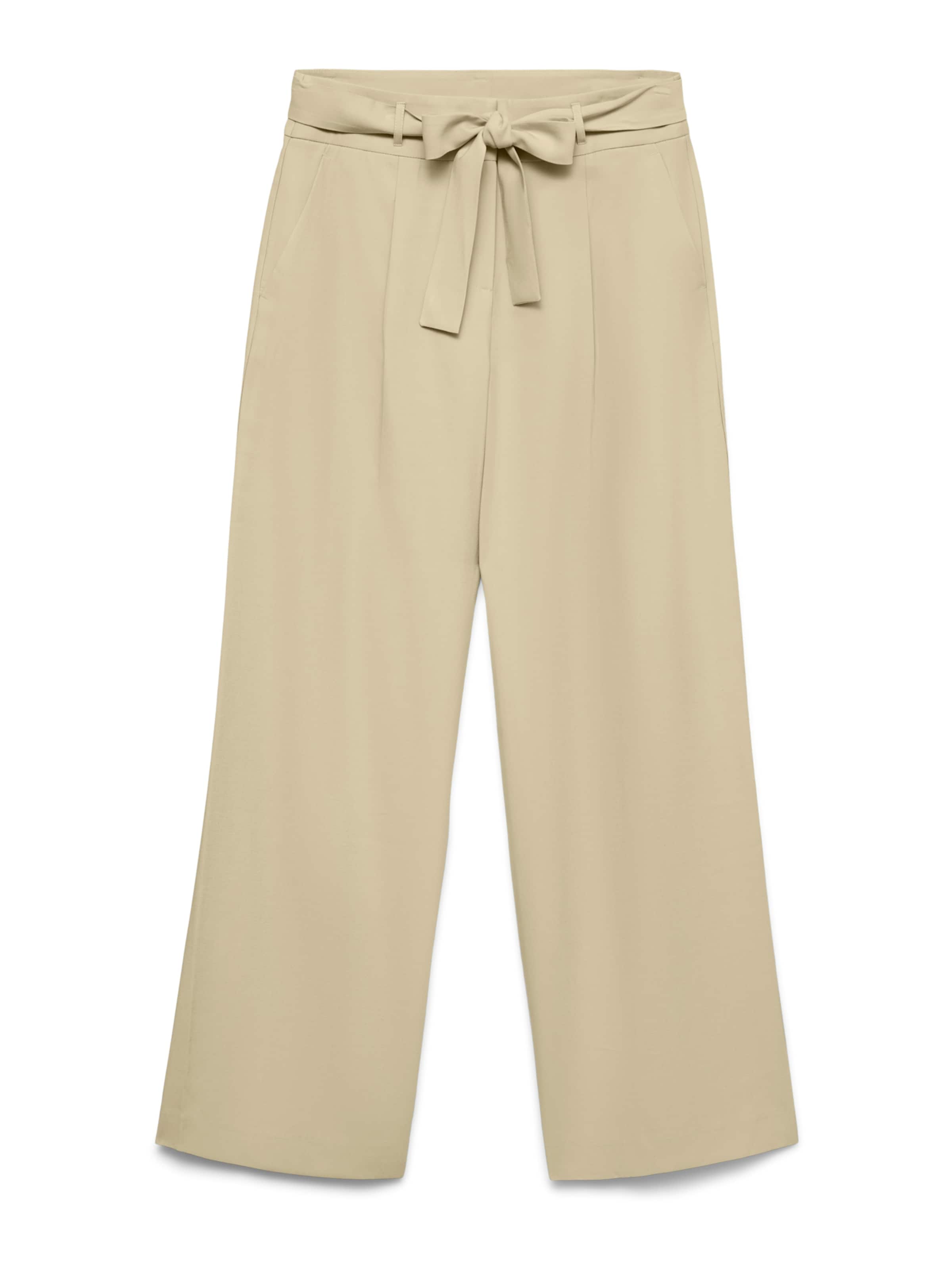 VERO MODA Voľný strih Plisované nohavice 'VMKATELYN' - Sivá: predná strana