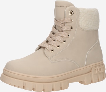 smėlio TOMMY HILFIGER Auliniai 'MICHIGAN': priekis