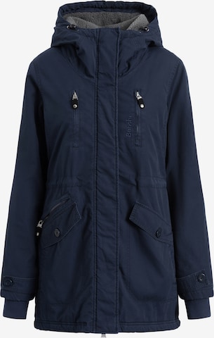 BENCH Parka 'LAURA' in Blau: predná strana