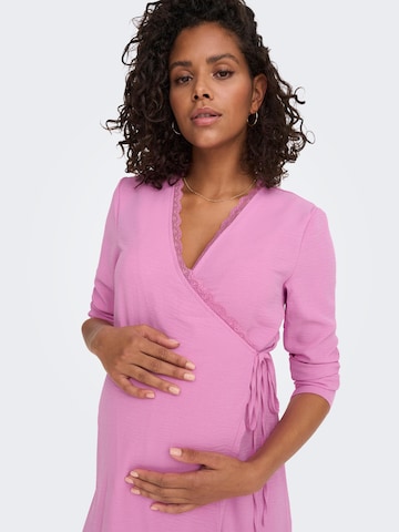 Only Maternity Kleid 'Mette' in Pink