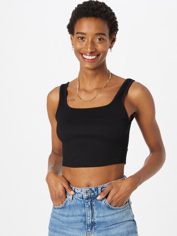 TOM TAILOR DENIM Top in Black: front