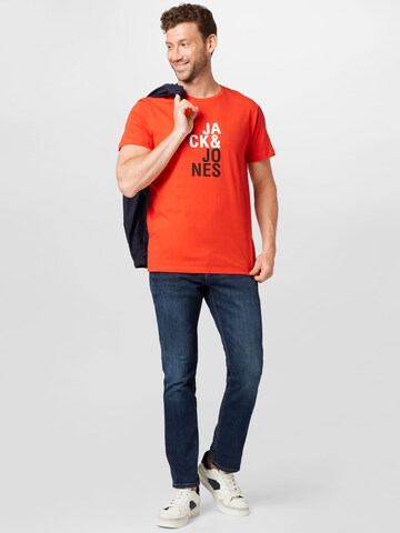 JACK & JONES - Camiseta 'MONO' en rojo