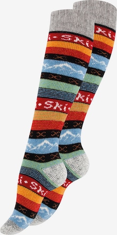 Stark Soul Knee High Socks 'Hygge' in Grey: front