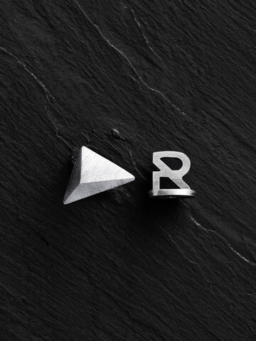 Boucles d'oreilles 'PYRAMID' REYTEL en argent