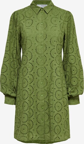SELECTED FEMME Blusekjole i grøn: forside