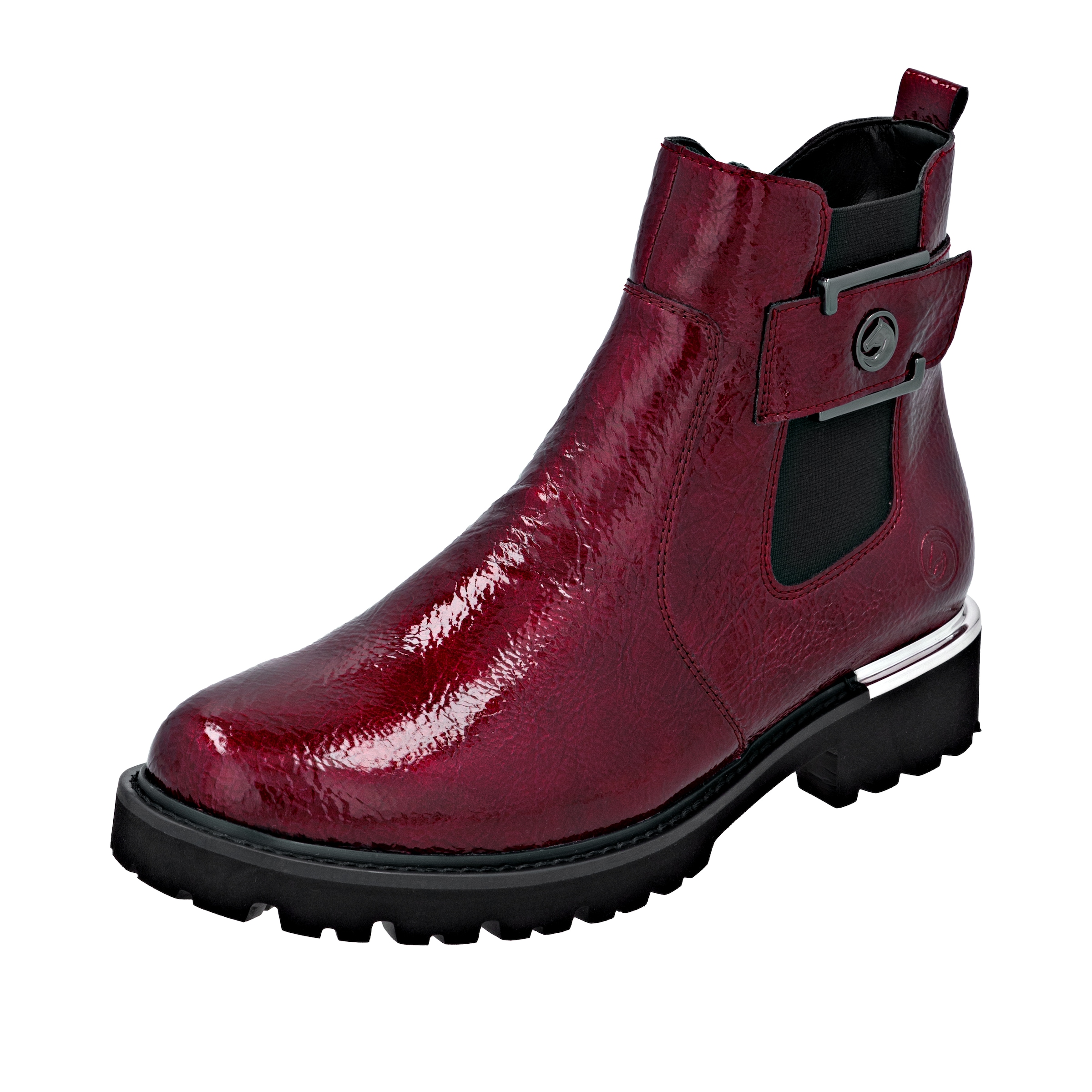 Chelsea Boots REMONTE en rouge : devant