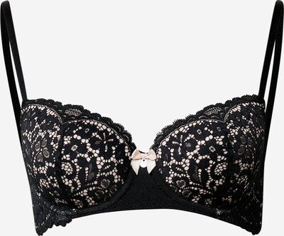 Hunkemöller Soutien-gorge 'Rose ' en noir, Vue avec produit