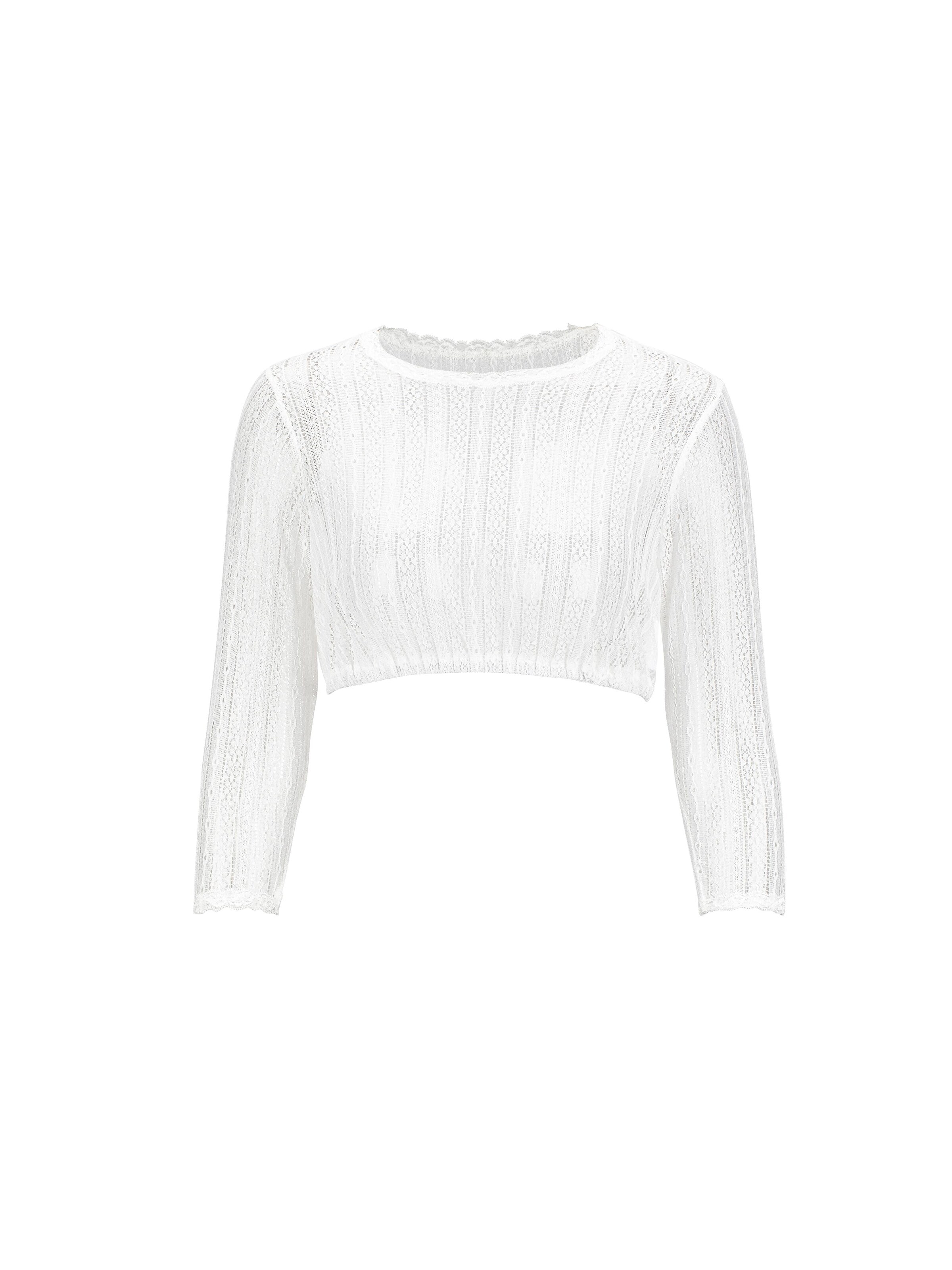 Trachtl Trachtenbluse 'Lindsay'‌‌‌‌‌ in 36 in weiß, Produktansicht