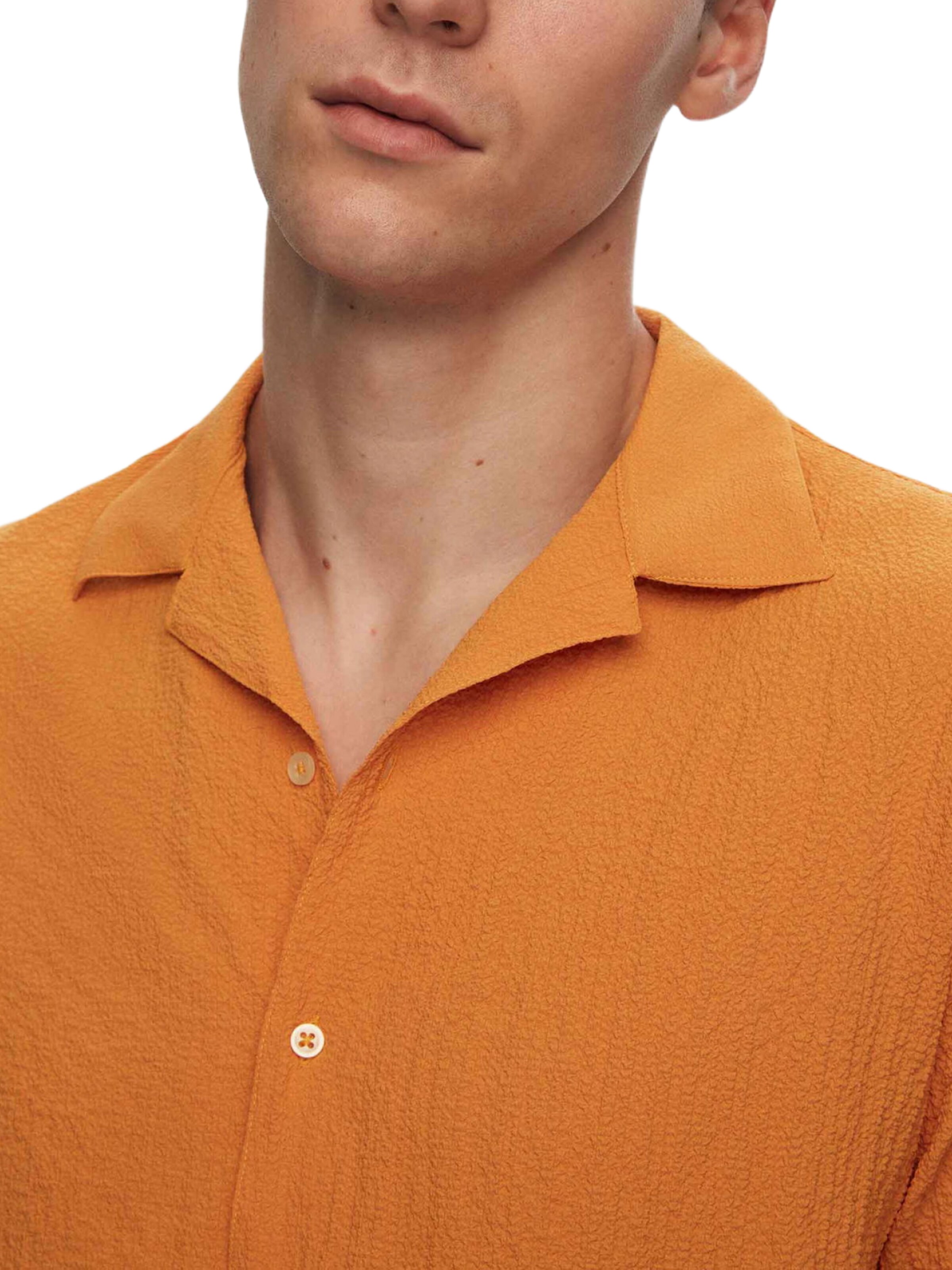 D’S Damat Regular Fit Hemd in Orange