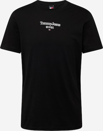 Tommy Jeans Koszulka w kolorze czarny: przód