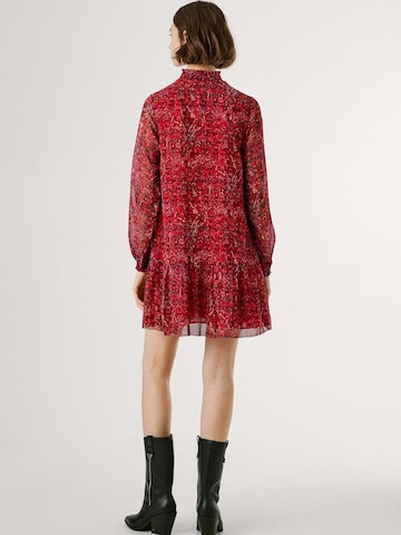 Robe-chemise Pepe Jeans en rouge