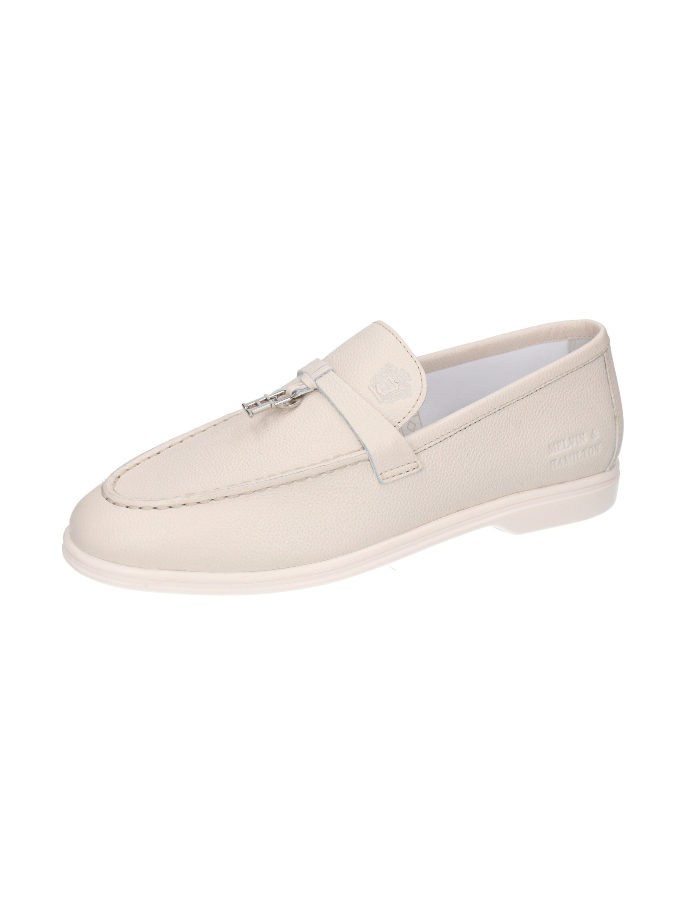 MELVIN & HAMILTON Moccasins 'Adley 3' in White: front