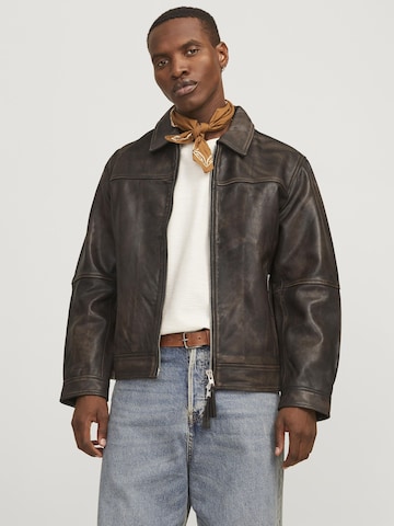 JACK & JONES Between-season jacket in Brown: front