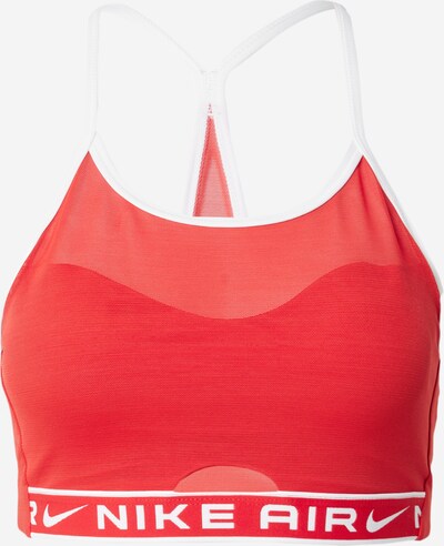 NIKE Soutien-gorge de sport en rouge clair / blanc, Vue avec produit