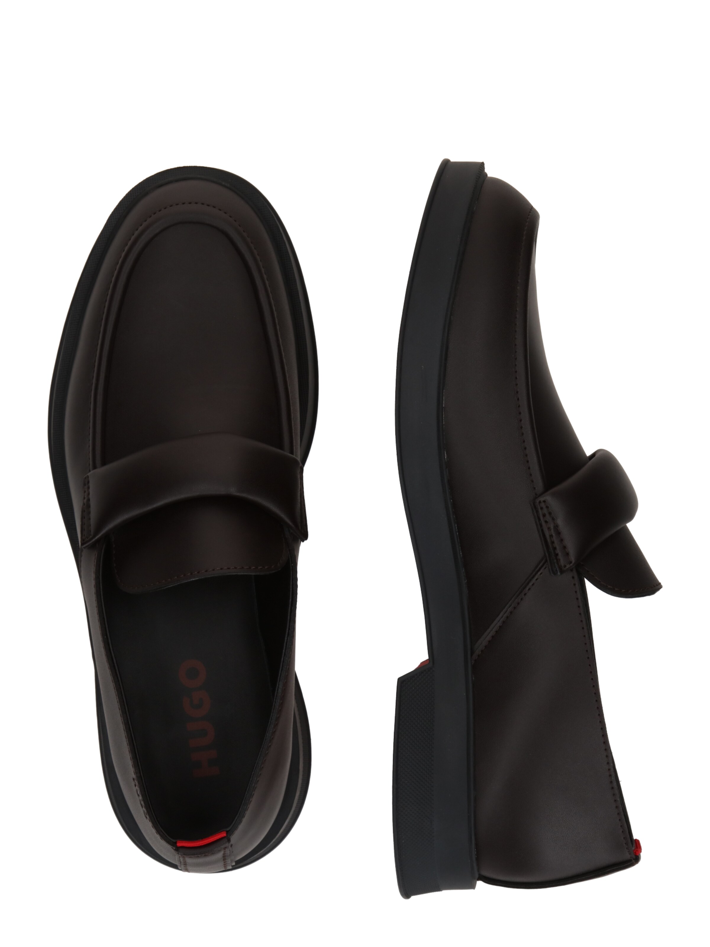 HUGO Halbschuhe 'Lenner' in Braun