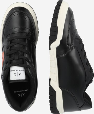 ARMANI EXCHANGE Platform trainers in Black