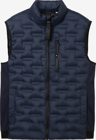 Gilet TOM TAILOR en bleu : devant