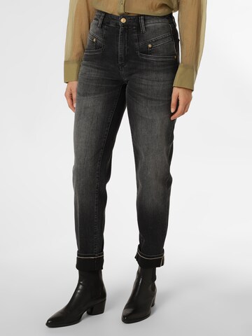 MAC Tapered Jeans 'Rich Carrot' in Grijs: voorkant