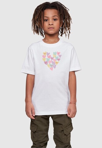 ABSOLUTE CULT Shirt 'Mother's Day - Candy Hearts' in White: front