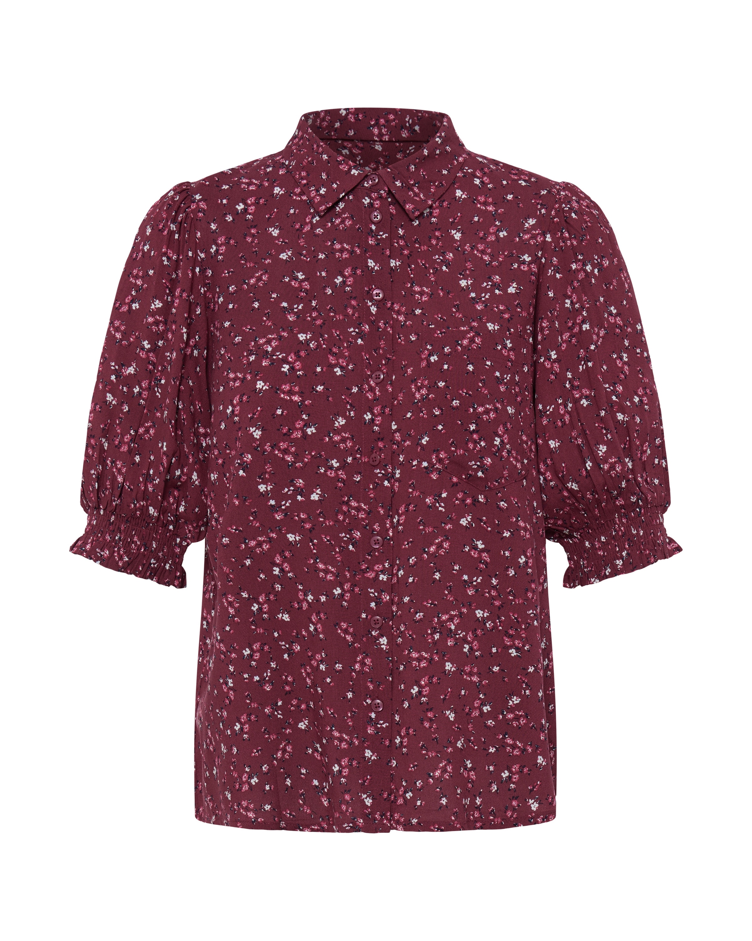 ICHI Blouse 'VERA' in Red: front