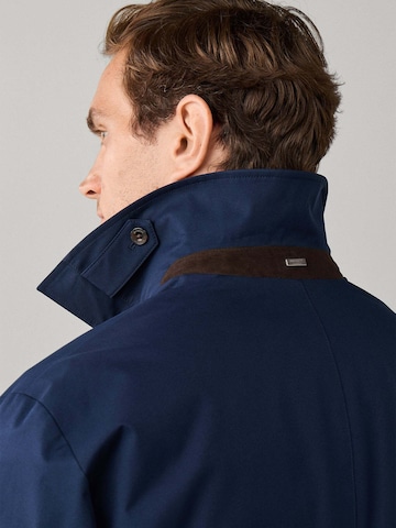 Hackett London Between-seasons coat in Blue