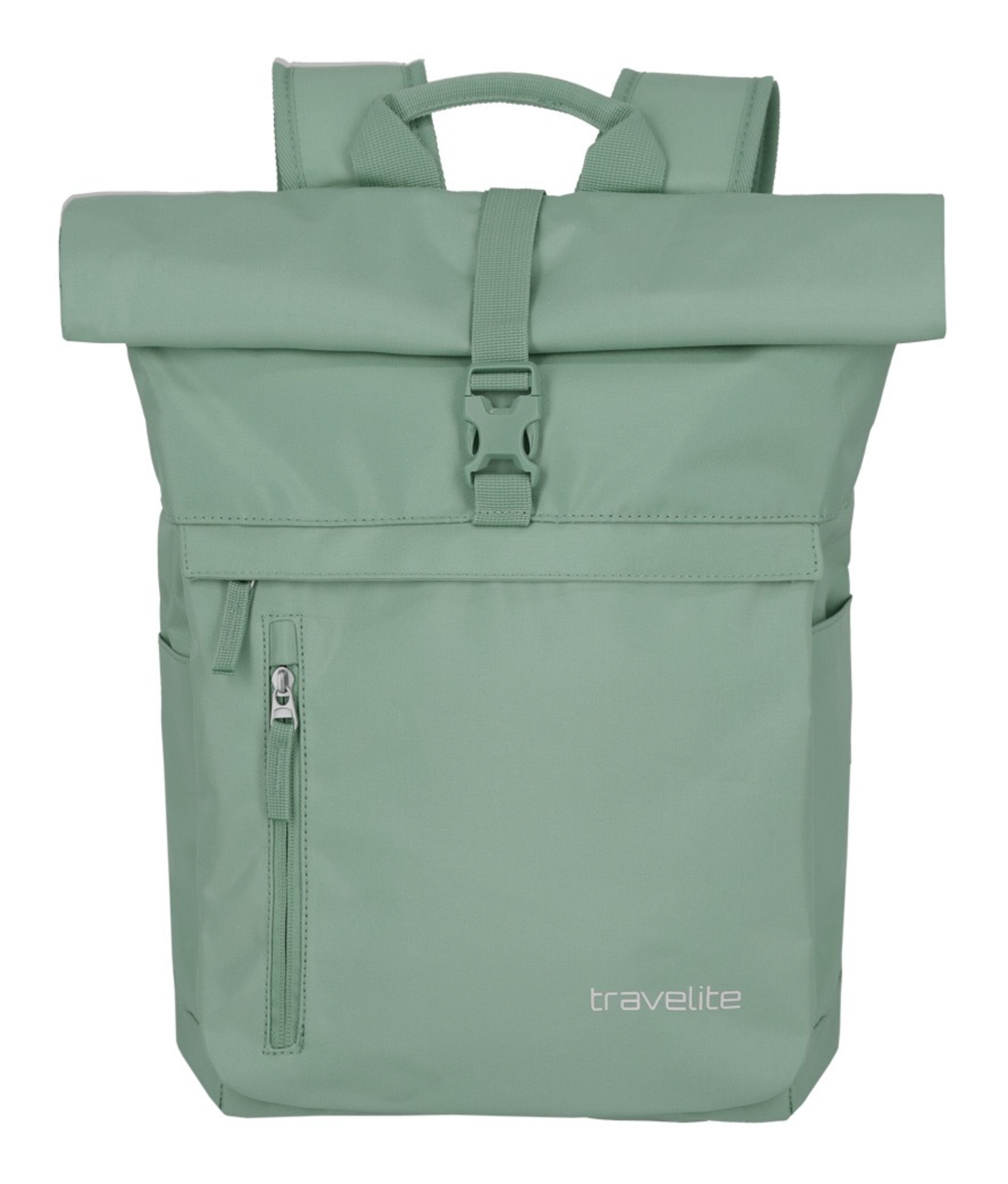 TRAVELITE Backpack in Green: front