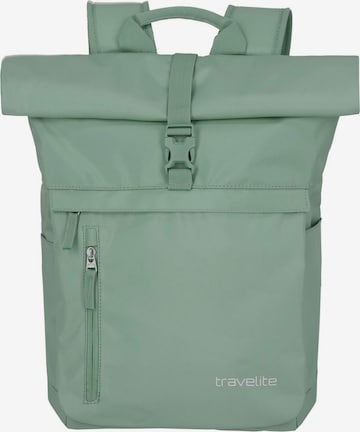 TRAVELITE Backpack in Green: front