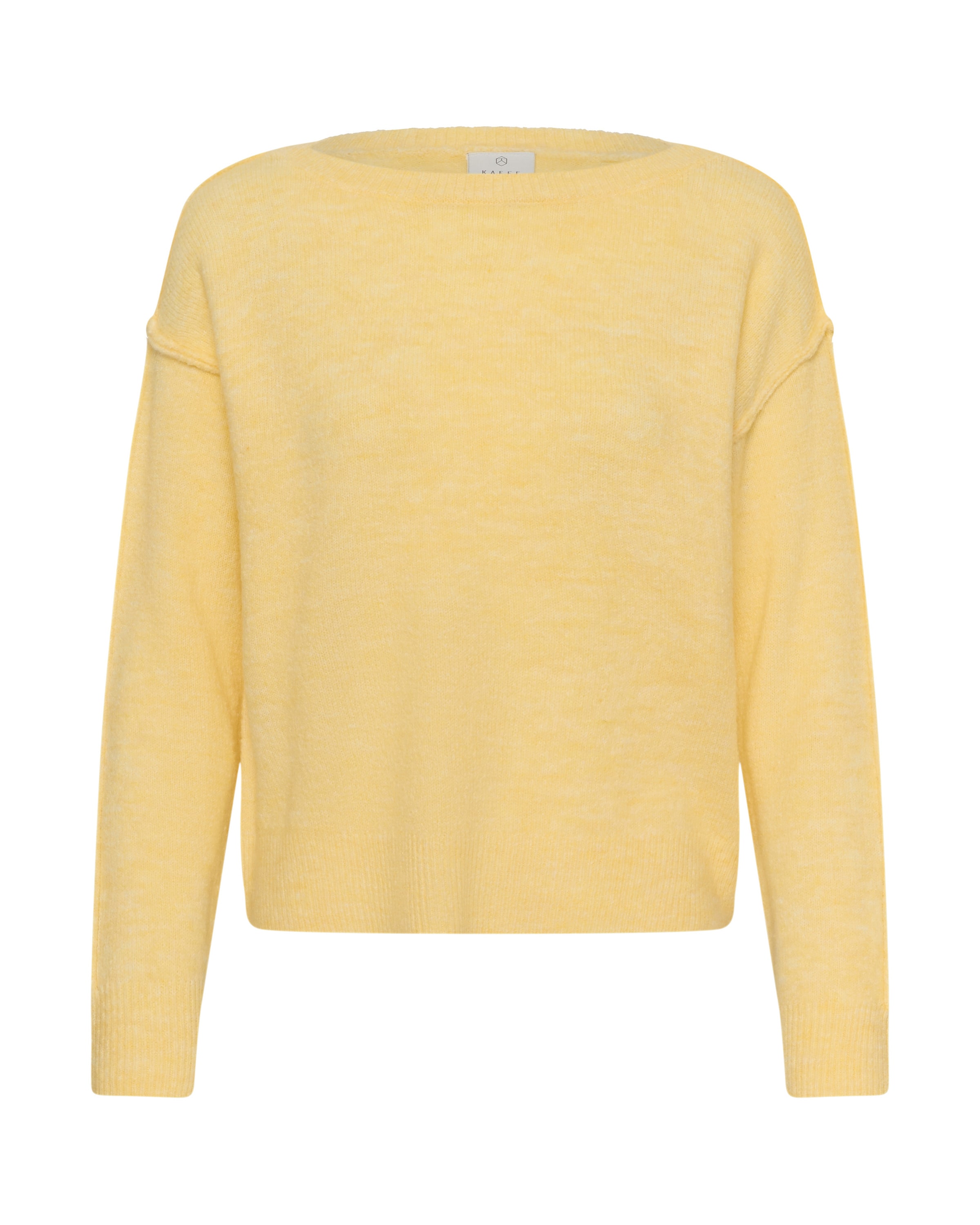 Kaffe - Pullover 'Iris ' em amarelo: frente