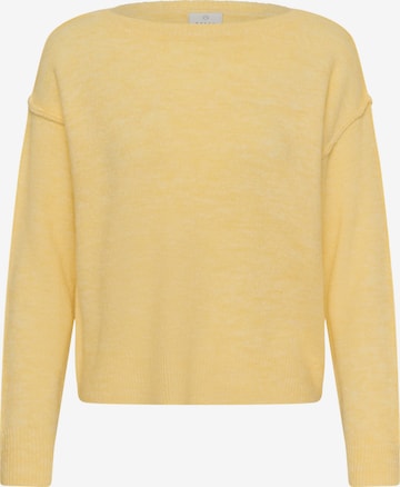 Kaffe - Pullover 'Iris ' em amarelo: frente
