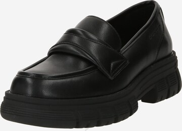 TOM TAILORSlip On cipele - crna boja: prednji dio