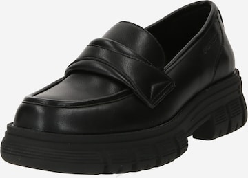 TOM TAILOR - Zapatillas en negro: frente