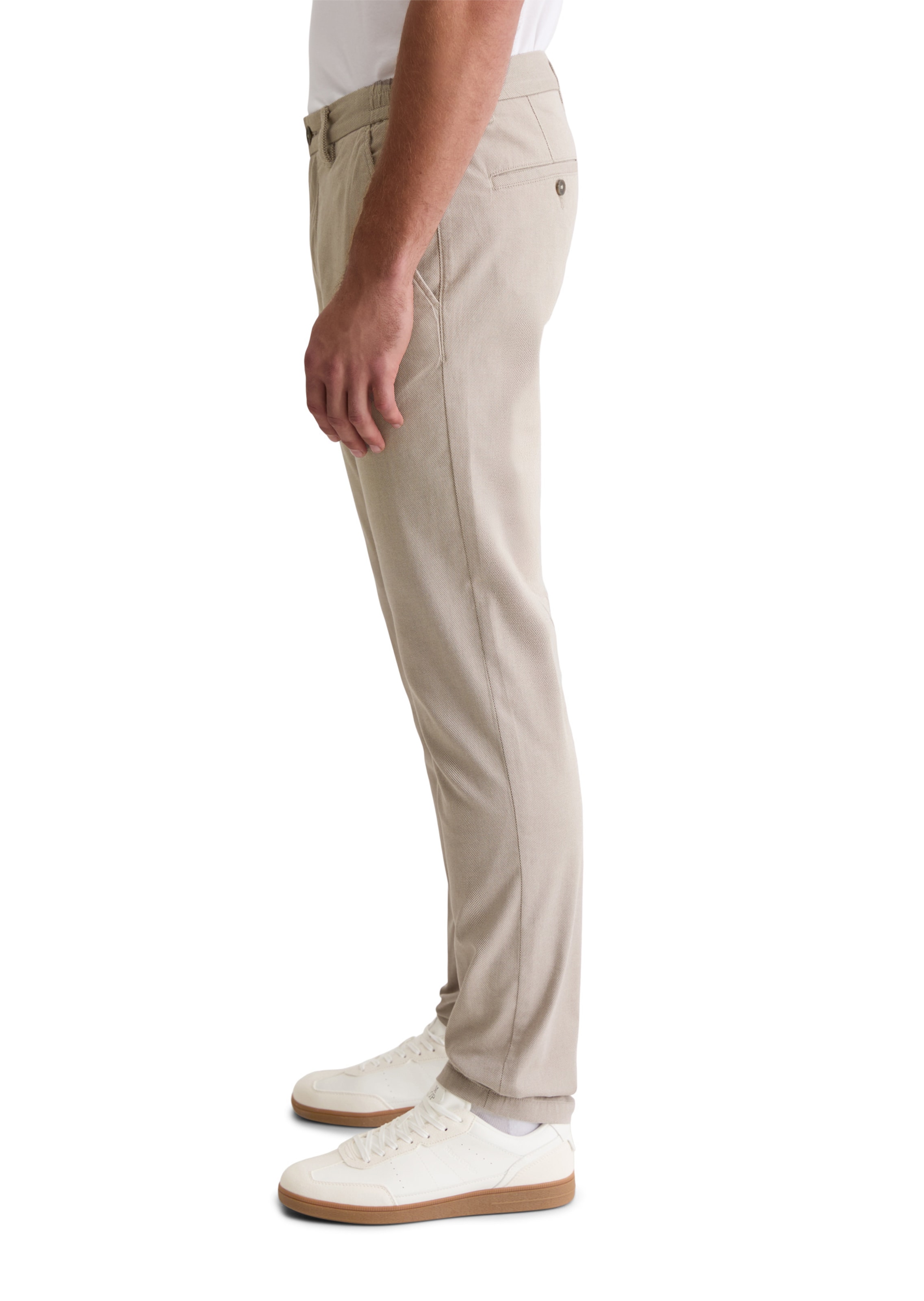 Marc O'Polo Regular Chino trousers 'Stig' in Beige